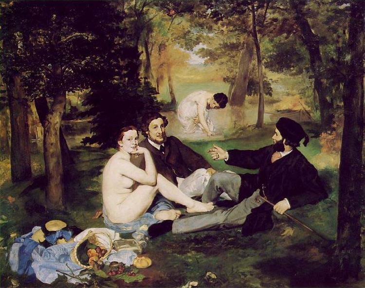 Edouard Manet The Luncheon on the Grass Sweden oil painting art